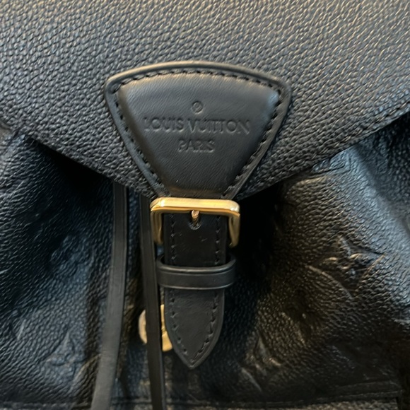 NIB 100% Authentic Louis Vuitton Montsouris PM Black Monogram Backback Bag - Picture 2 of 8